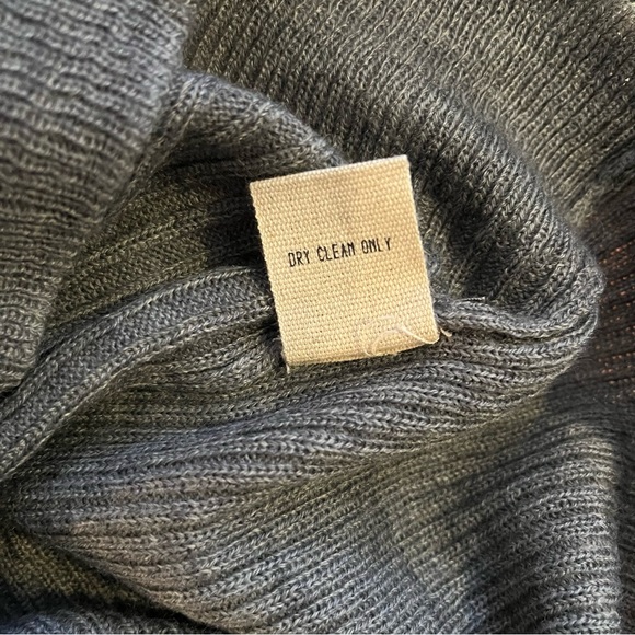 Moon River Sleeveless Mock Neck Sweater Tunic Charcoal Small - Picture 9 of 9